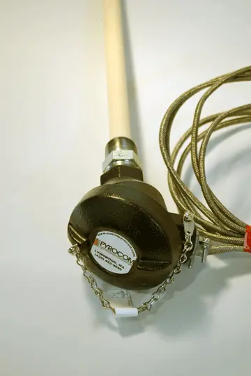 Angeek Thermomètre en acier inoxydable avec tube capillaire de mesure de la température pour leau mesurée large four en acier inoxydable. 